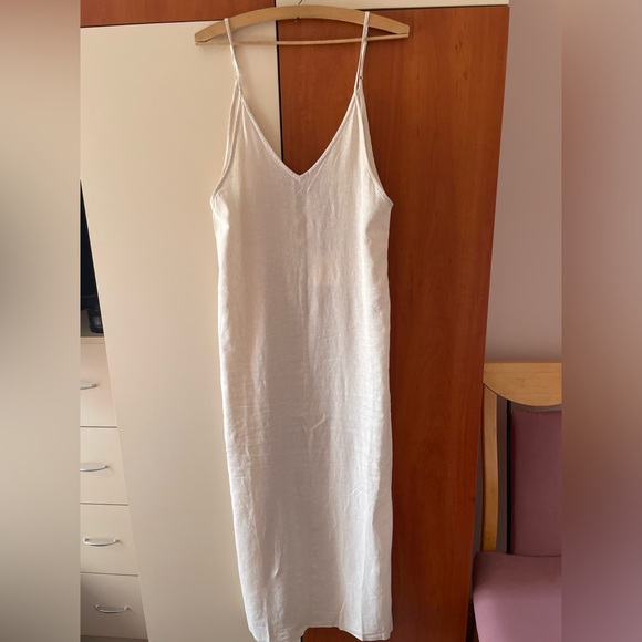 Linen Maxi Dress in Natural by Onia - Picture 5 of 13